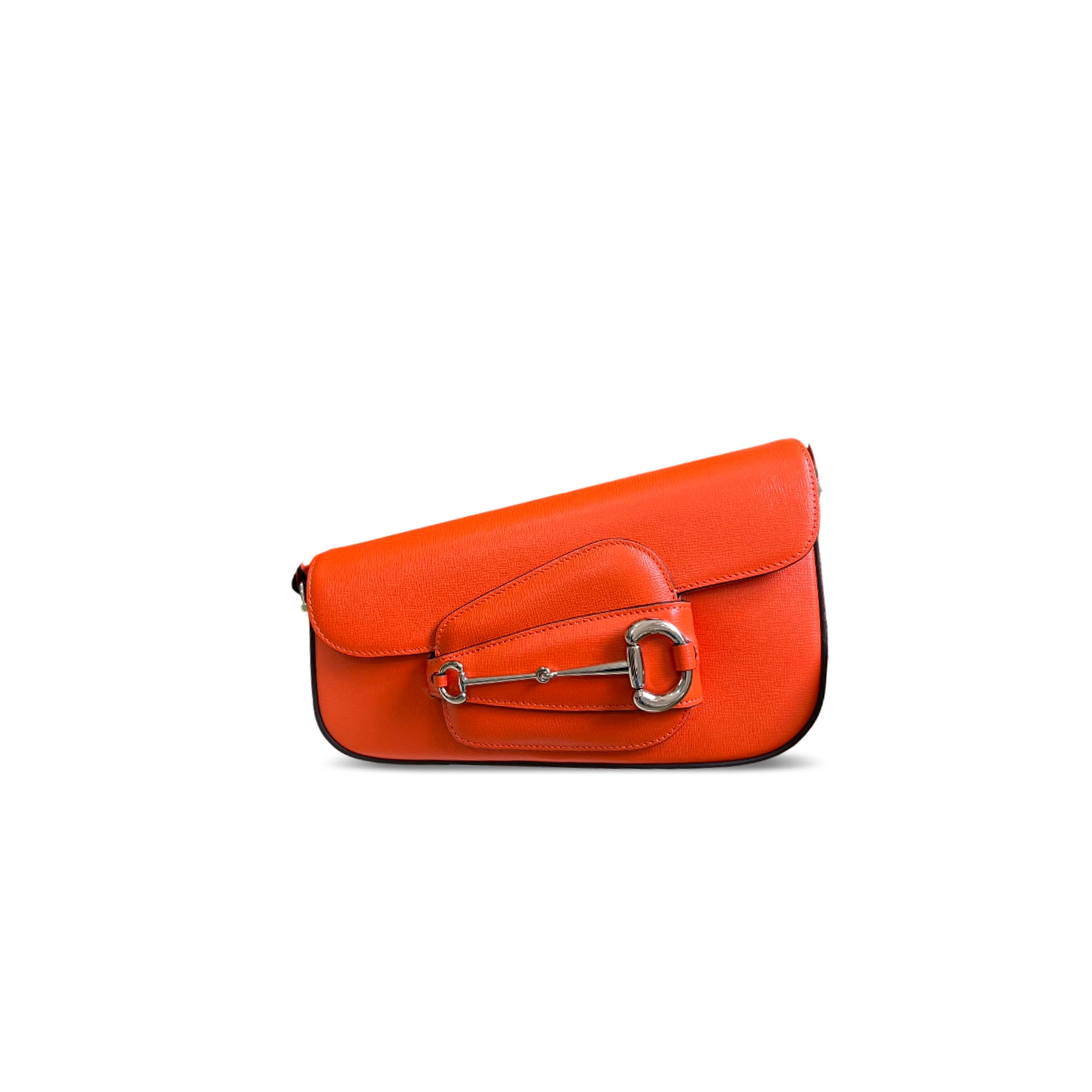GUCCI HORSEBIT 1955 TEXTURED LEATHER SHOULDER BAG 764155 (26.5*17*8cm)